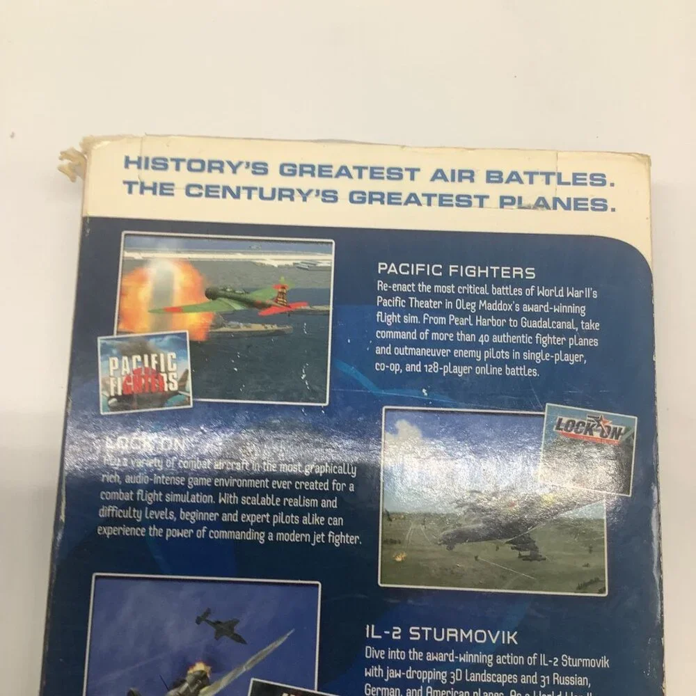 The Ultimate Flight Collection PC Game‎ Pacific Fighters Lock On Il-2 Ubisoft